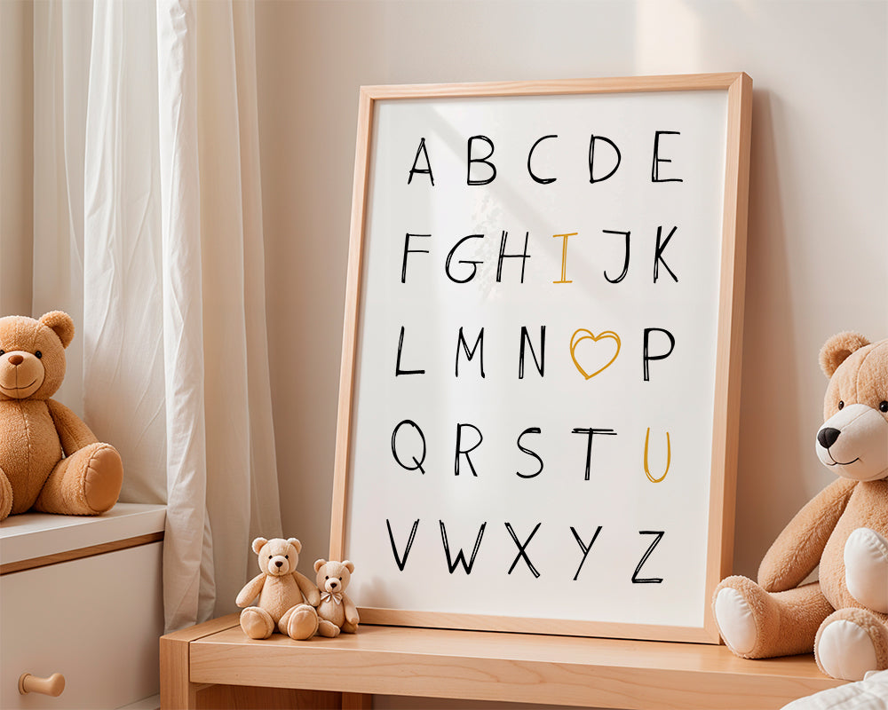 Alphabet I love you