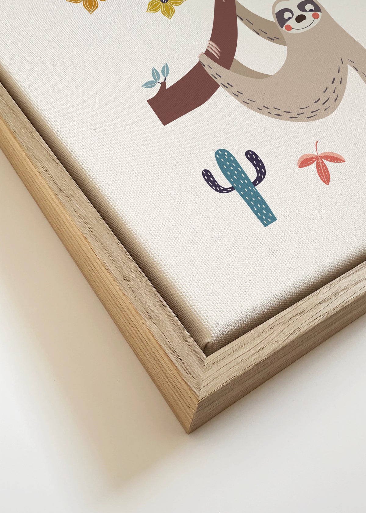 Southamerican animals - Framed canvas detail