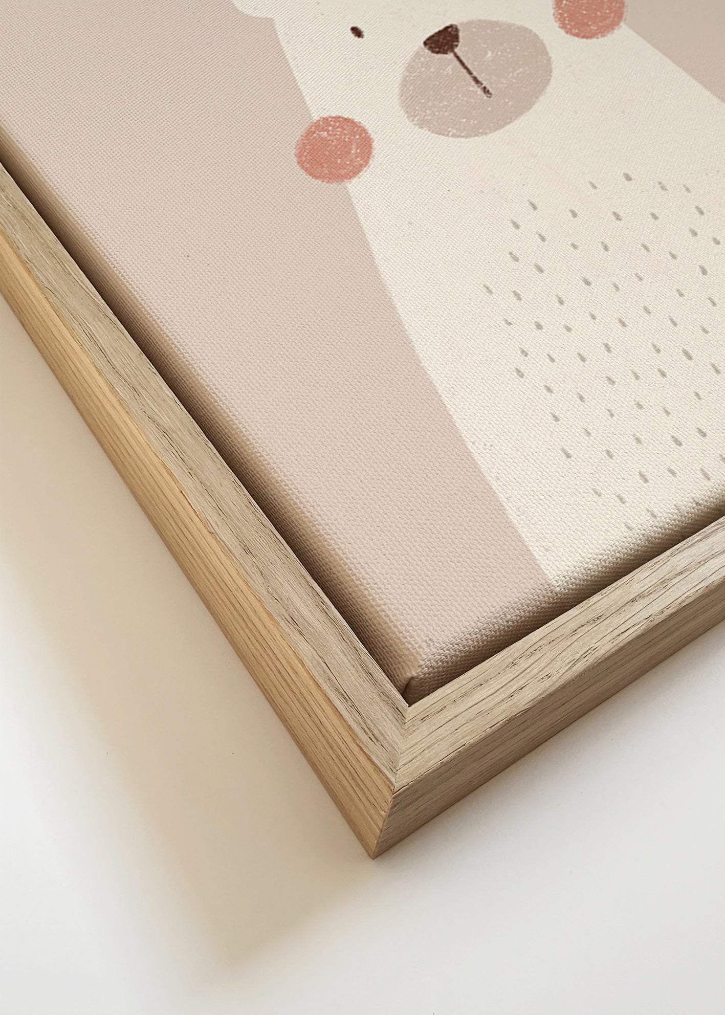 Kinderposter: schattige beige beer