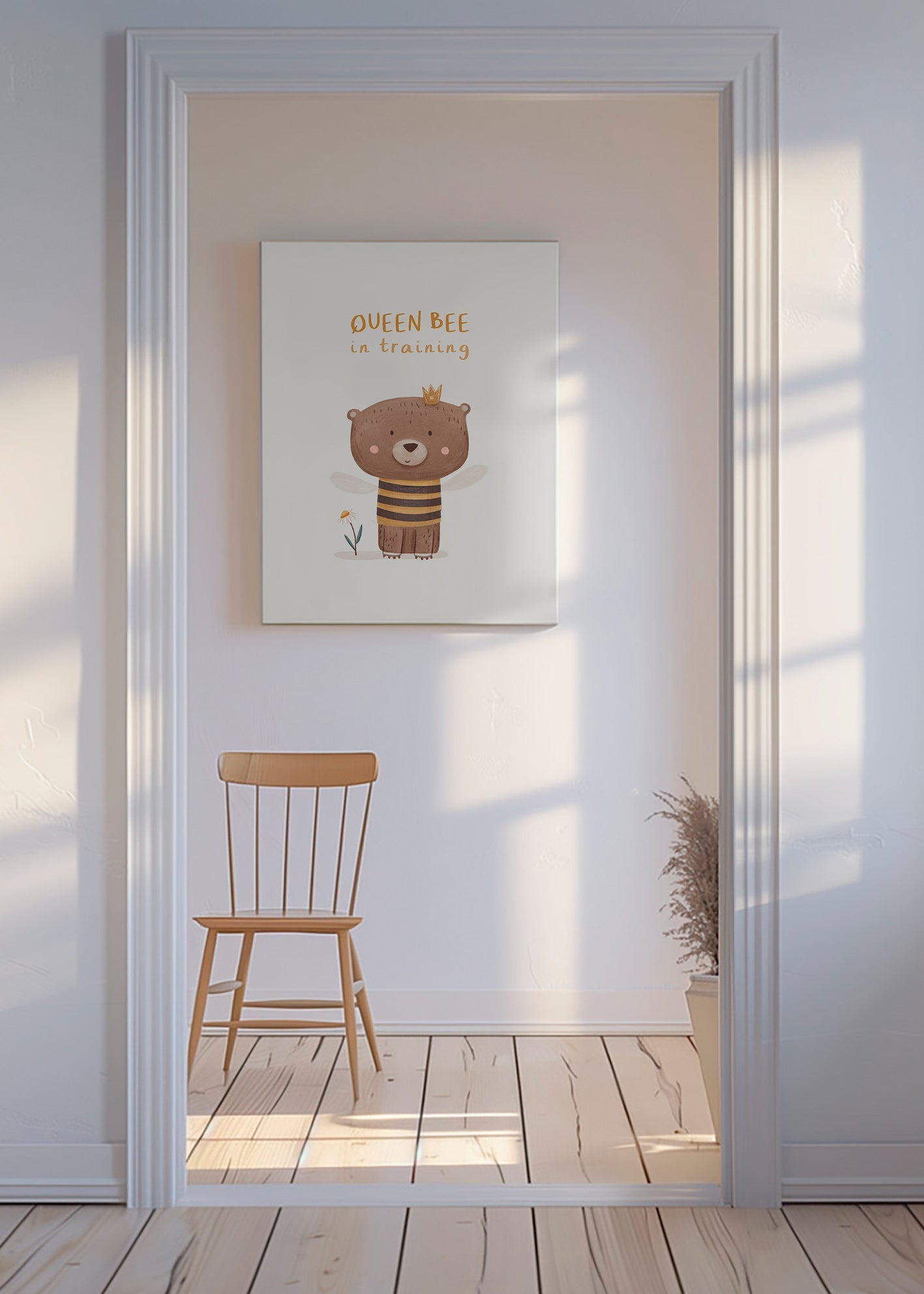 Kinderposter beer als bij