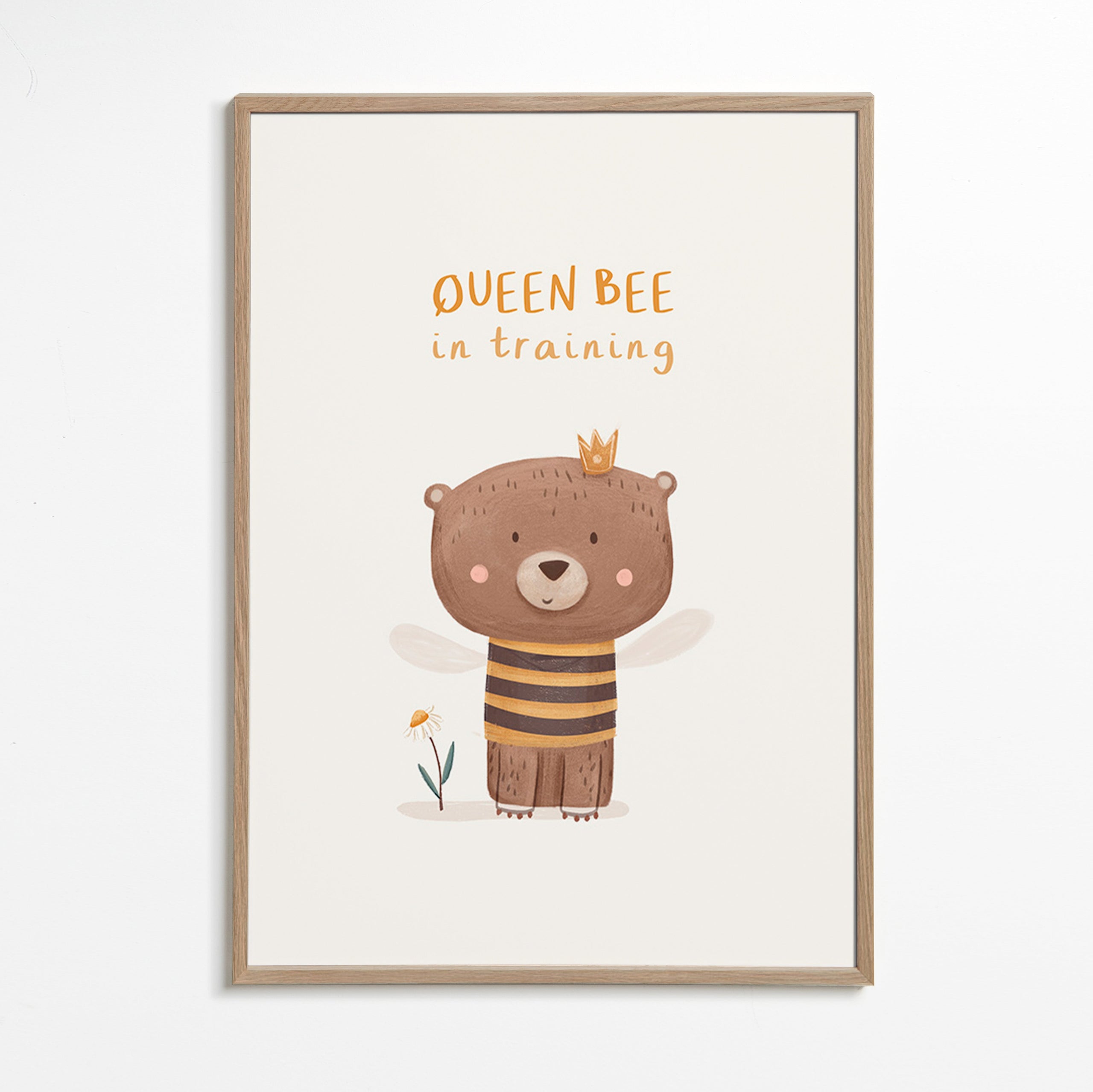 Kinderposter beer als bij