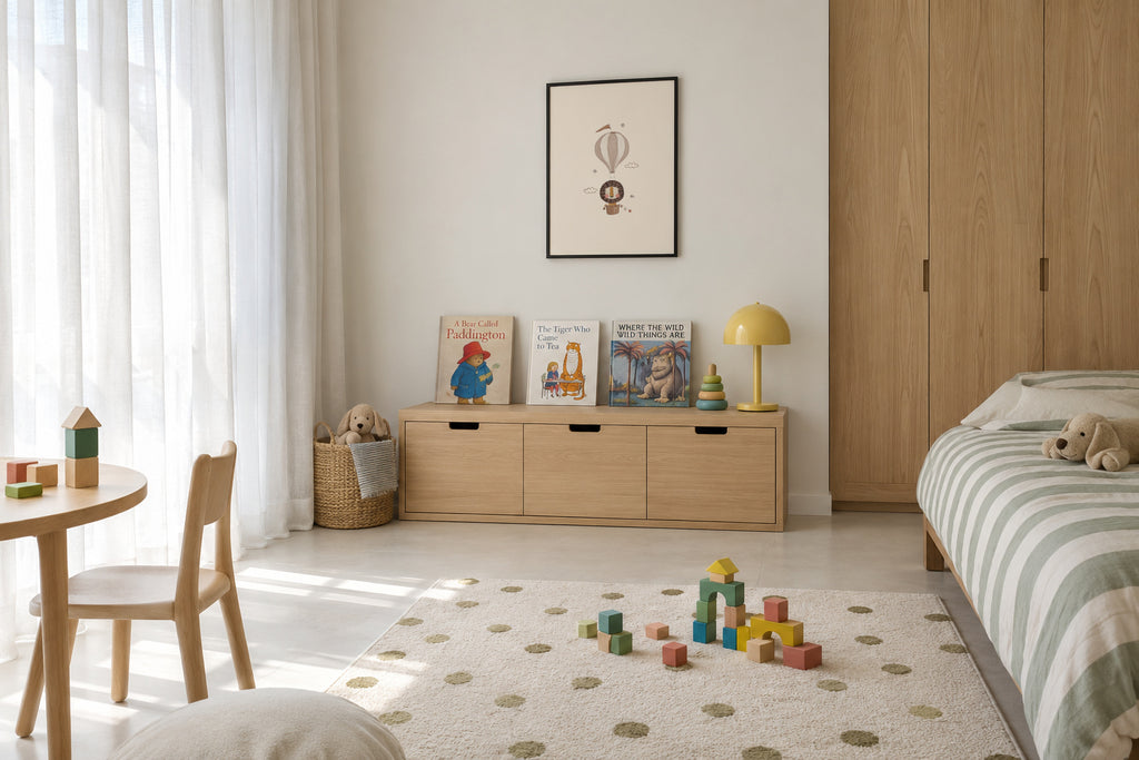 Balloon Lion - Framed poster in an interior