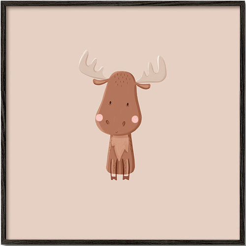 Minimalistische eland illustratie