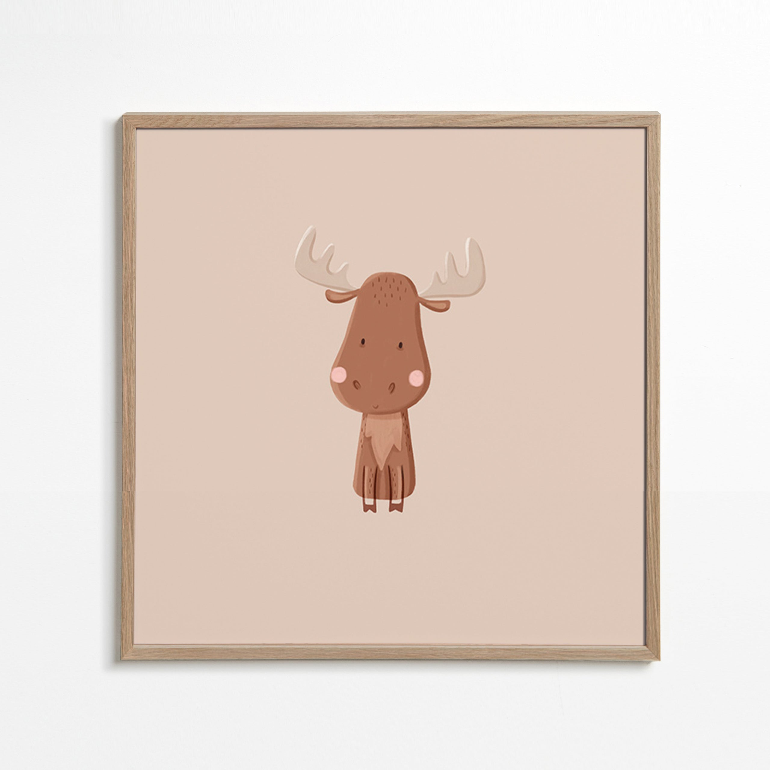 Minimalistische eland illustratie