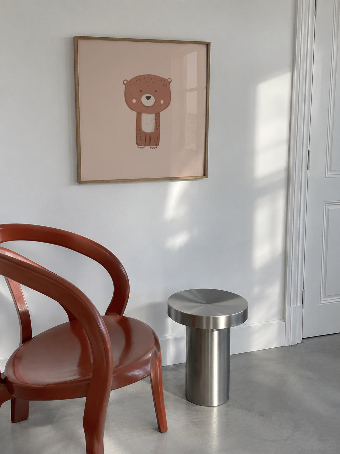 Bear - Framed poster in an interior