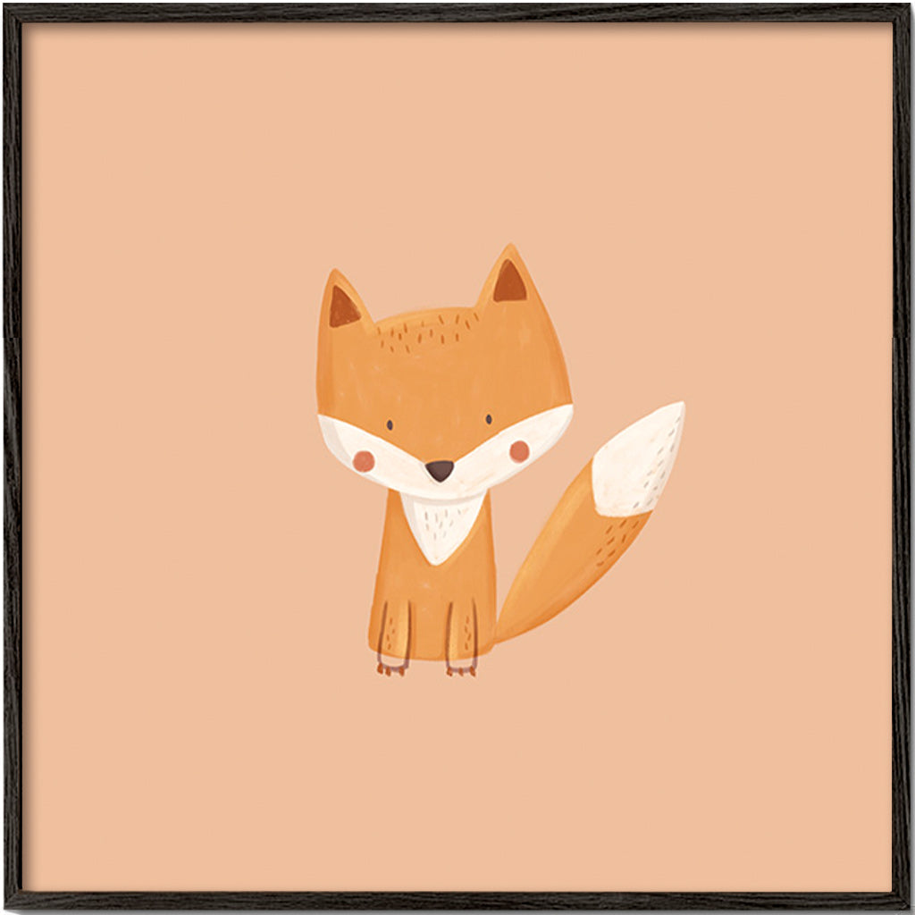 Kinderposter met schattig vosje
