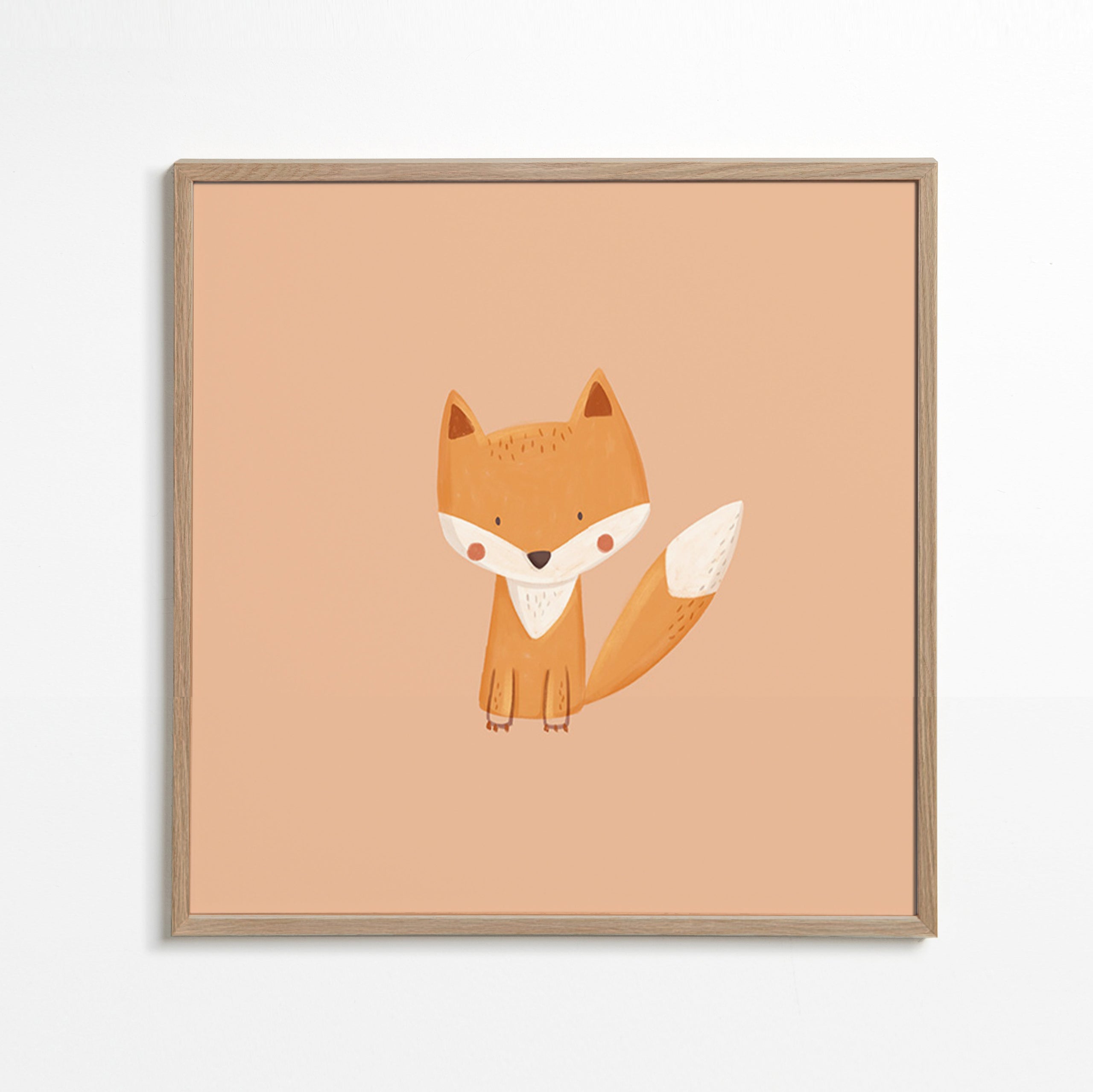 Kinderposter met schattig vosje