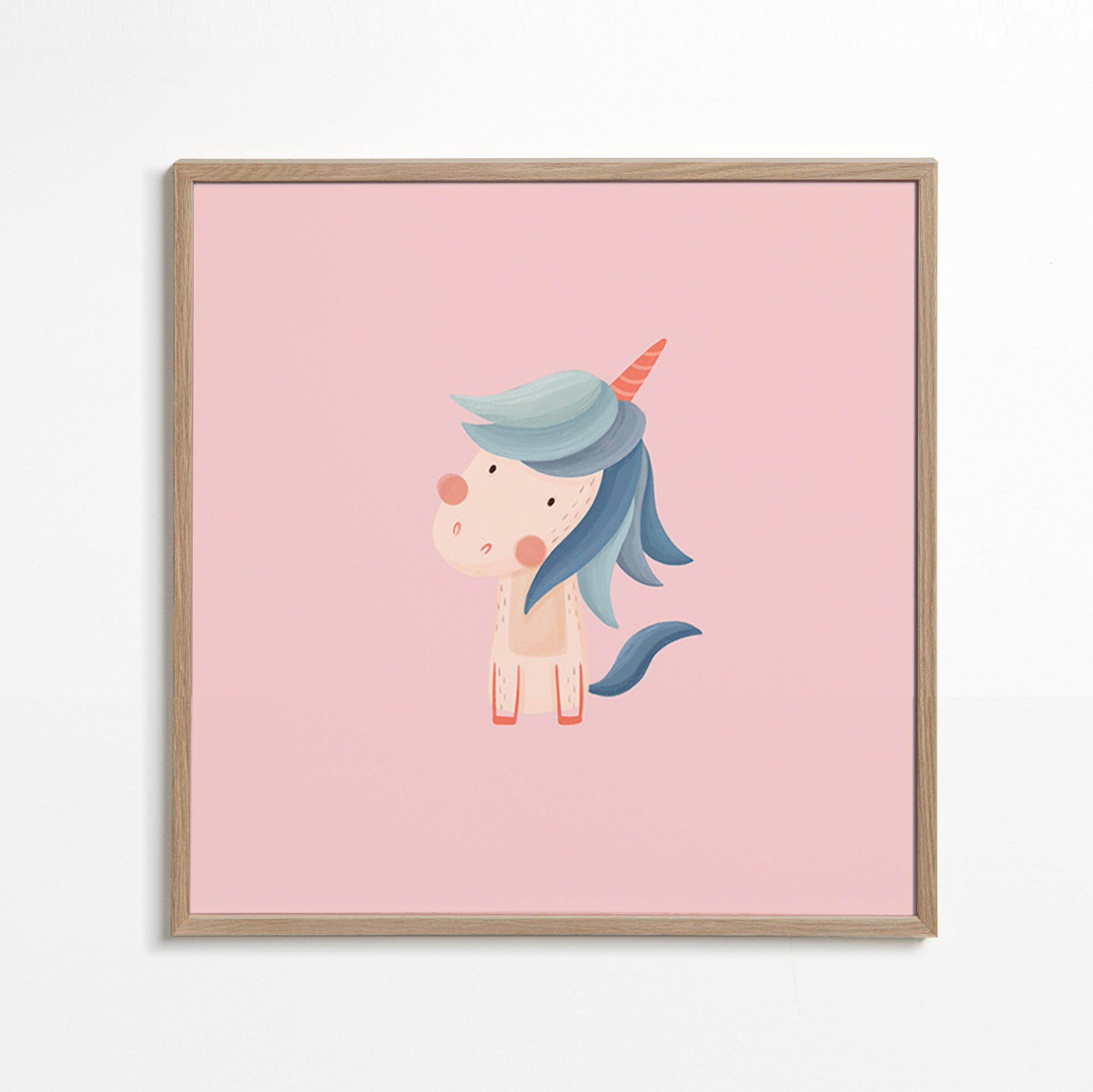 Kinderposter: schattig eenhoorn