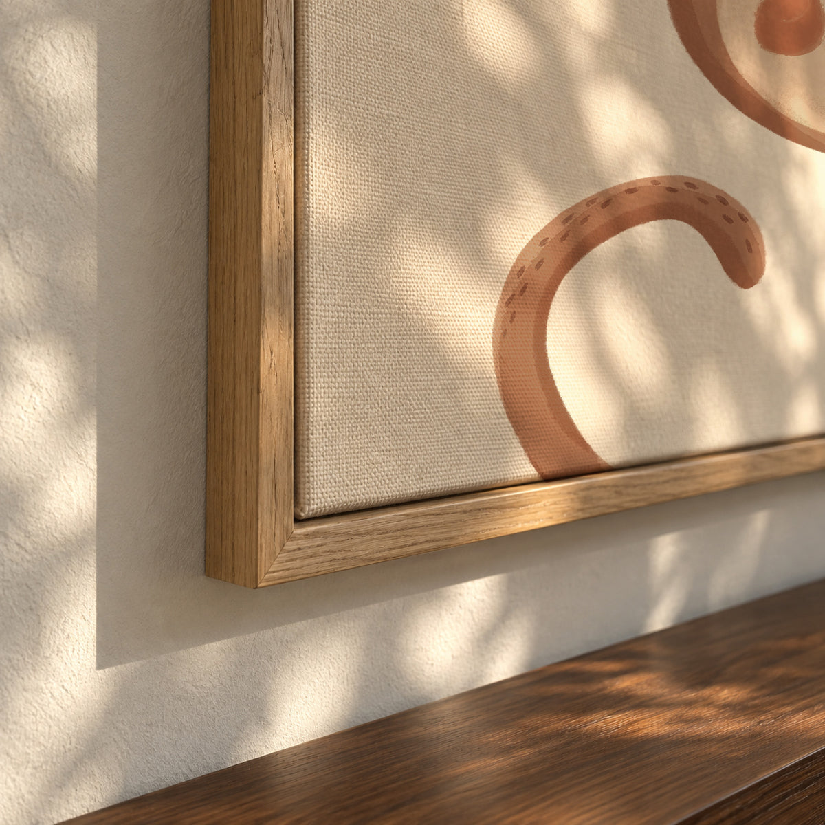 Sweet monkey - Framed canvas detail