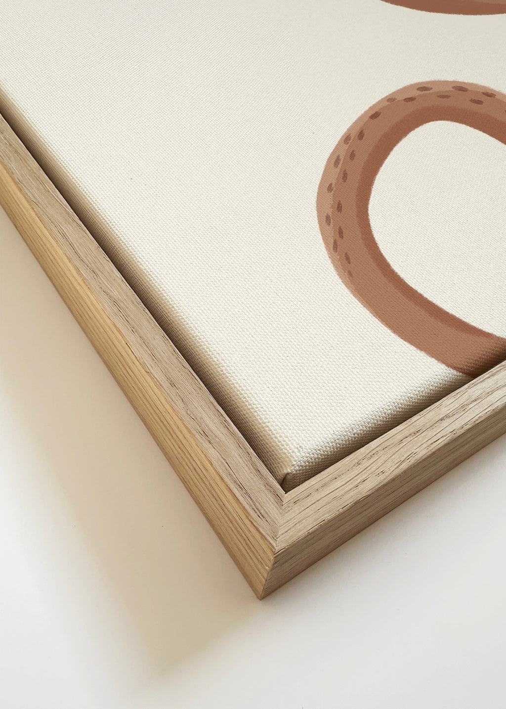 Sweet monkey - Framed canvas detail