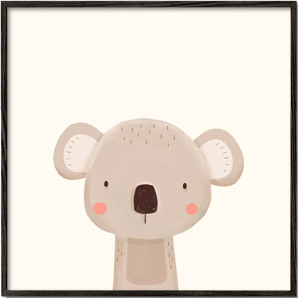 Kinderposter koala minimalistisch
