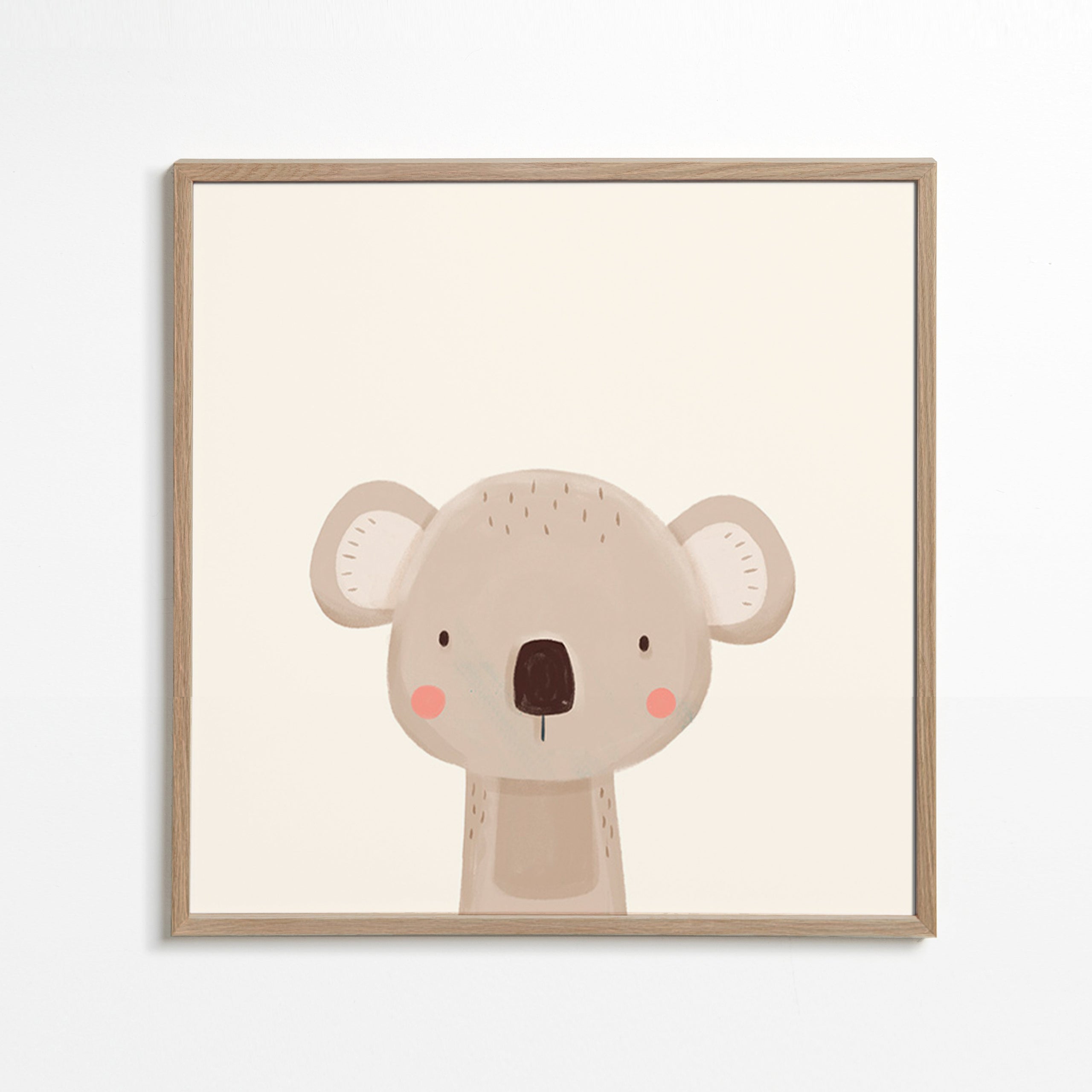 Kinderposter koala minimalistisch