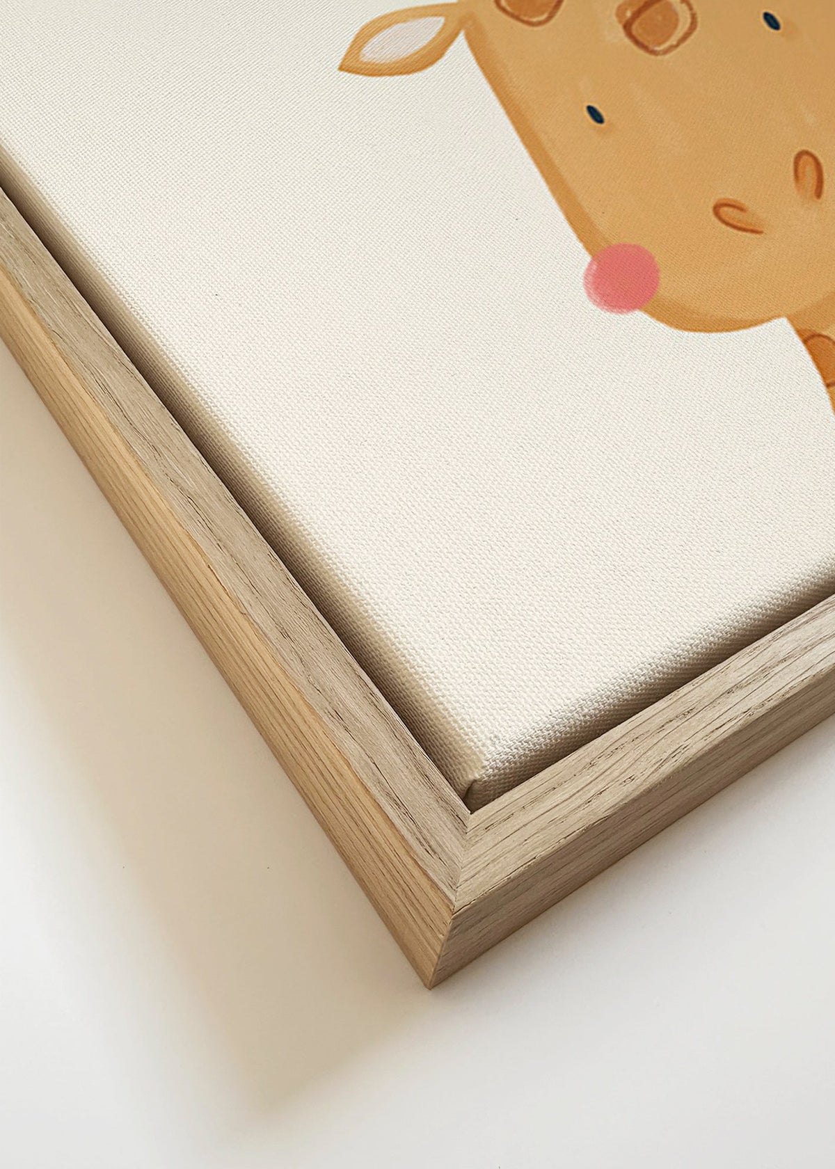 Kinderposter: lieve giraf