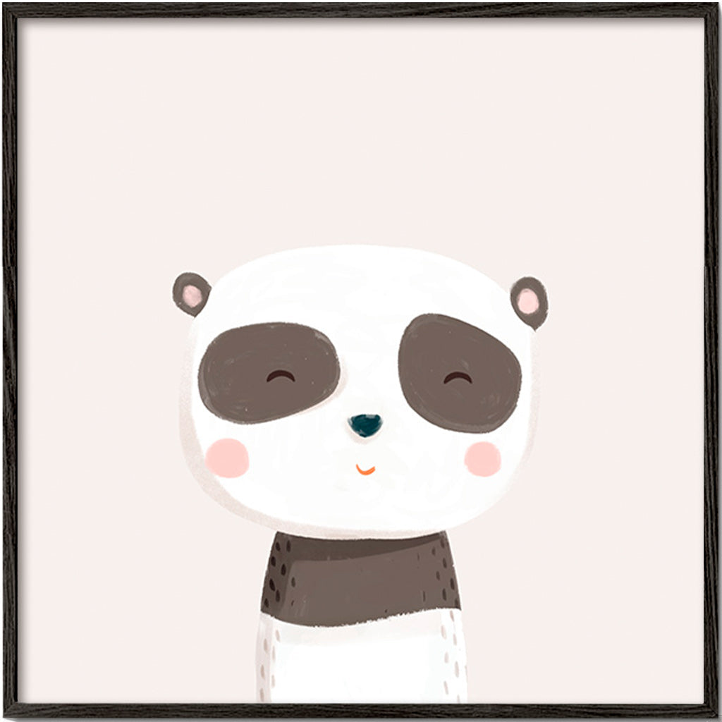 Kinderprint lieve panda illustratie