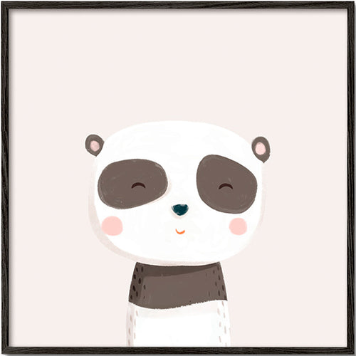 Kinderprint lieve panda illustratie