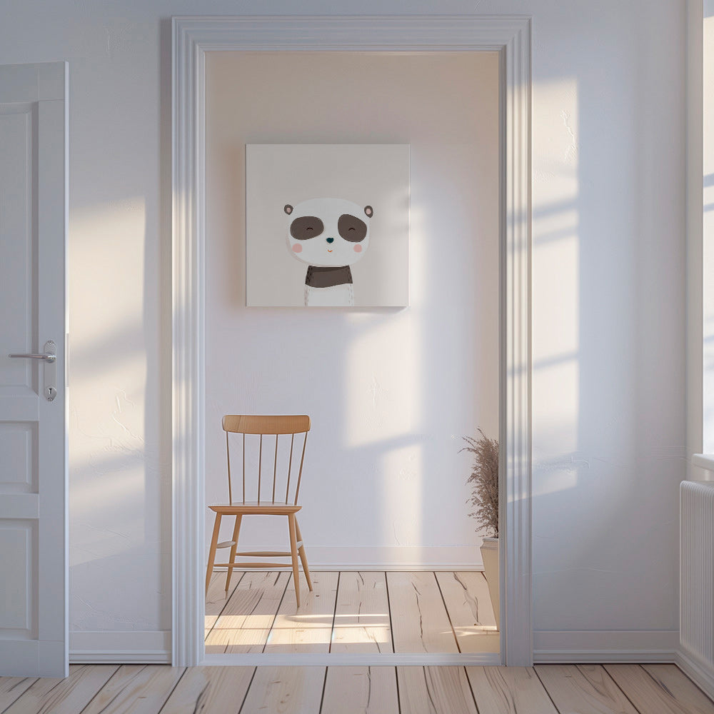 Kinderprint lieve panda illustratie
