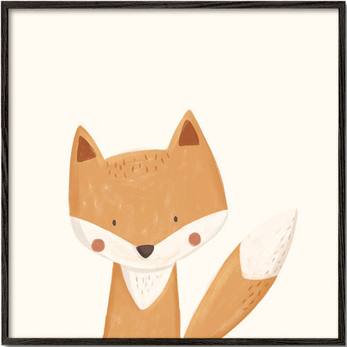 Schattige vos illustratie