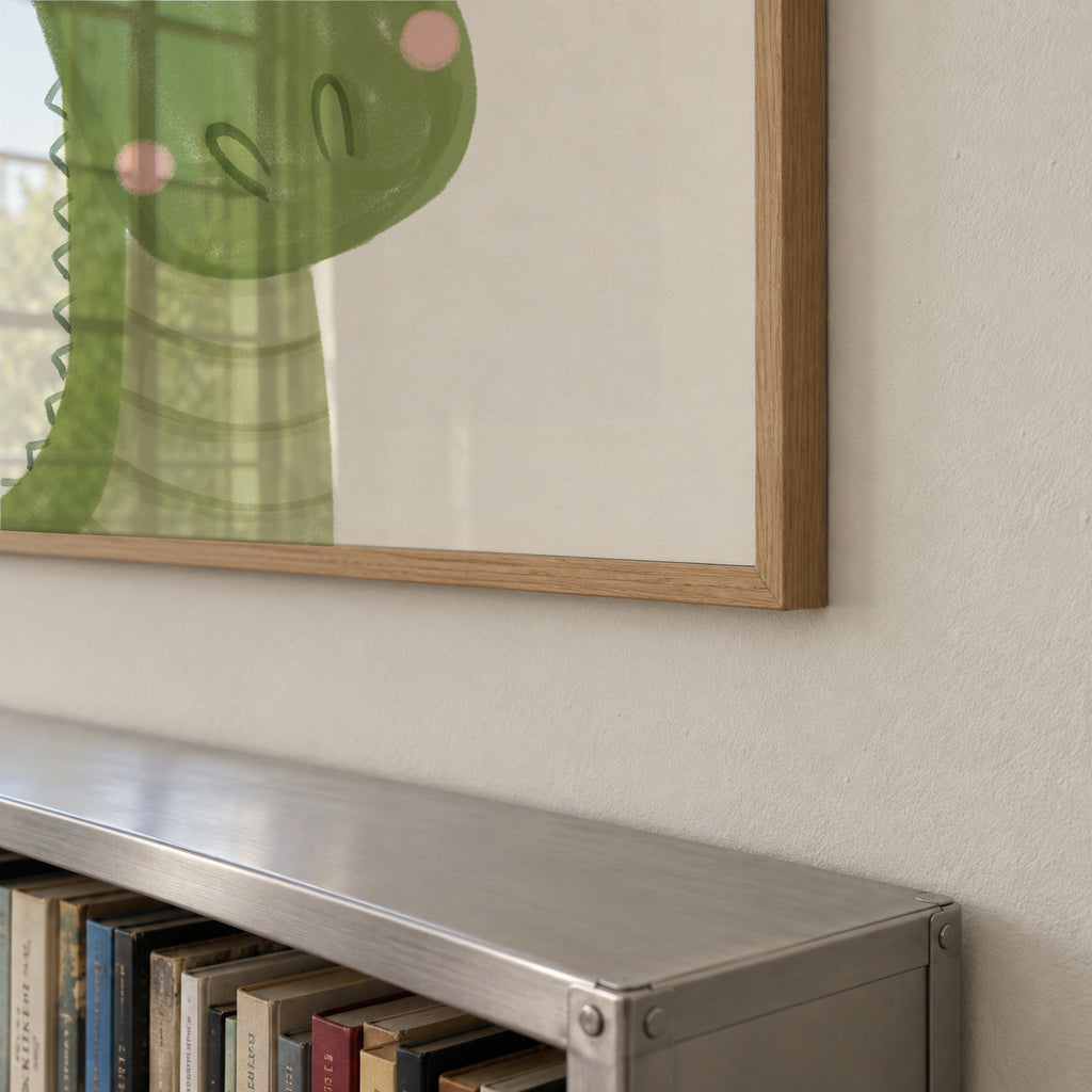 Sweet crocodile - Framed poster detail