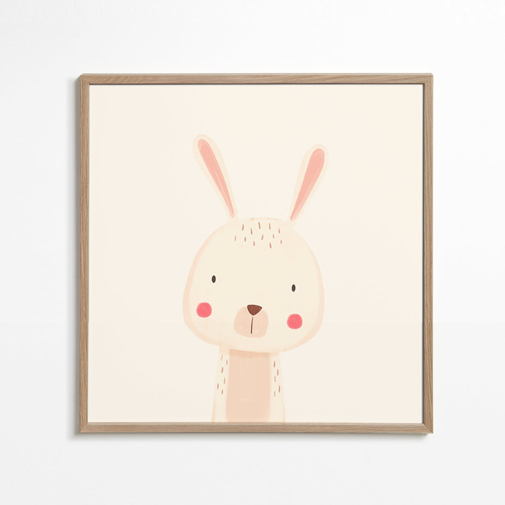 Kinderposter met schattig konijn