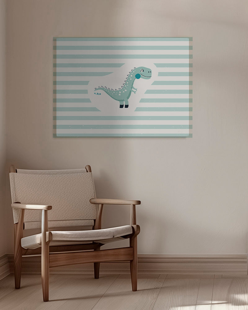Kinderposter T-Rex grappig