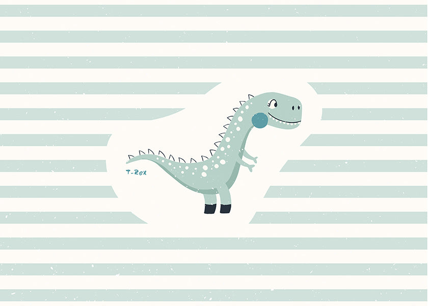 Kinderposter T-Rex grappig