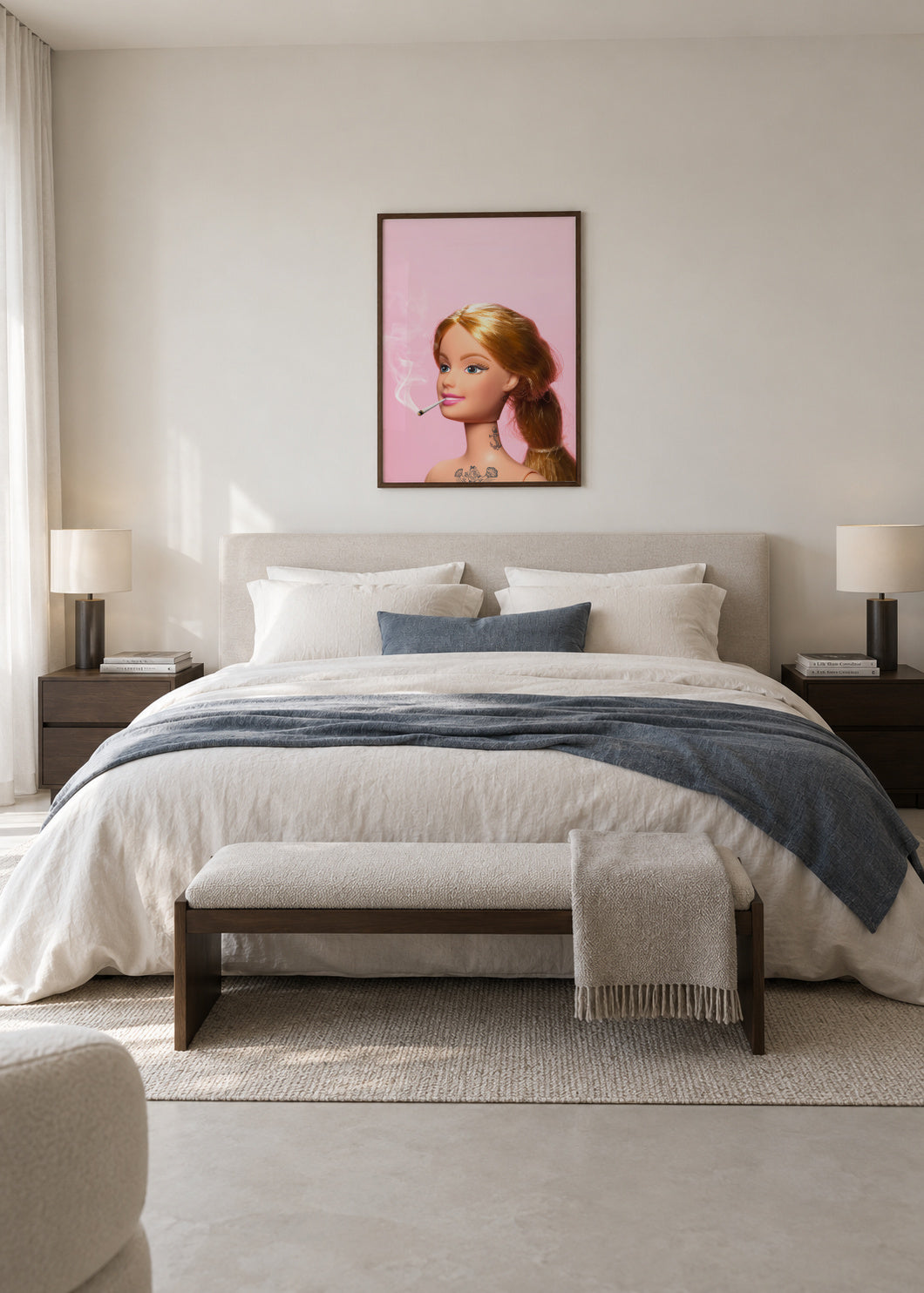 Doll Grown Up - Framed poster in an interior