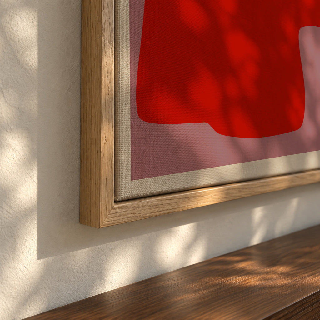 Zaaling 03 - Framed canvas detail