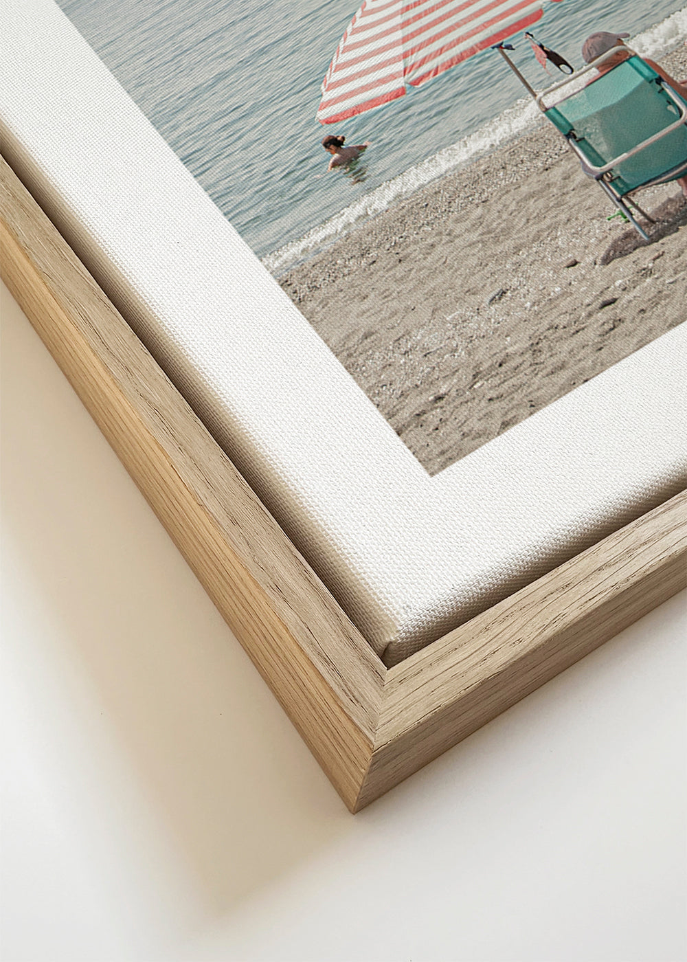 Landschap kunst: parasol op het strand