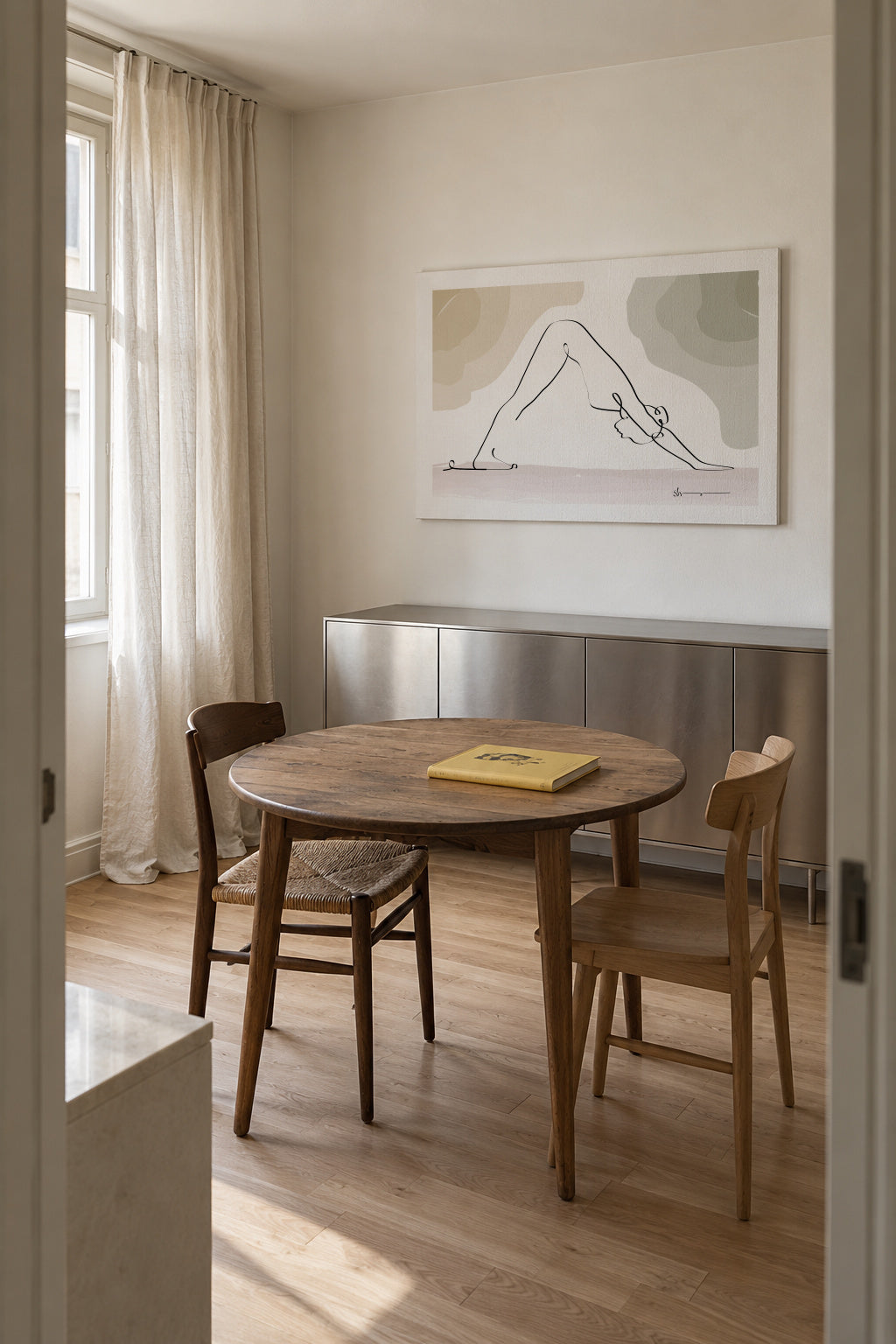Downward-Facing Dog - Adho Mukha Svanasana - Unframed canvas in an interior