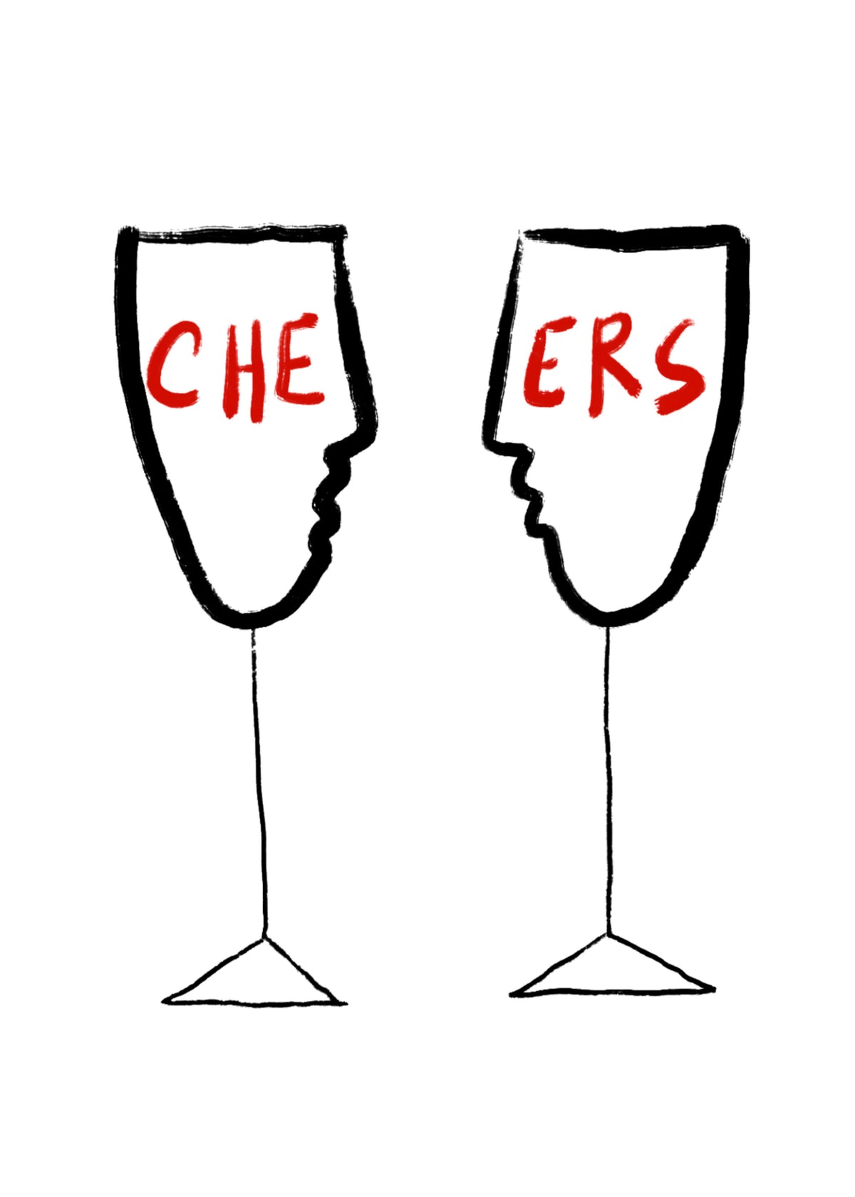 Cheers - Unframed art print