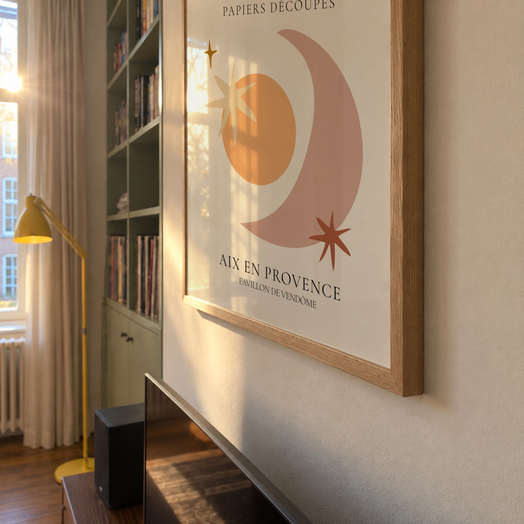 Henri Matisse papiers découpés VIII - Framed poster detail
