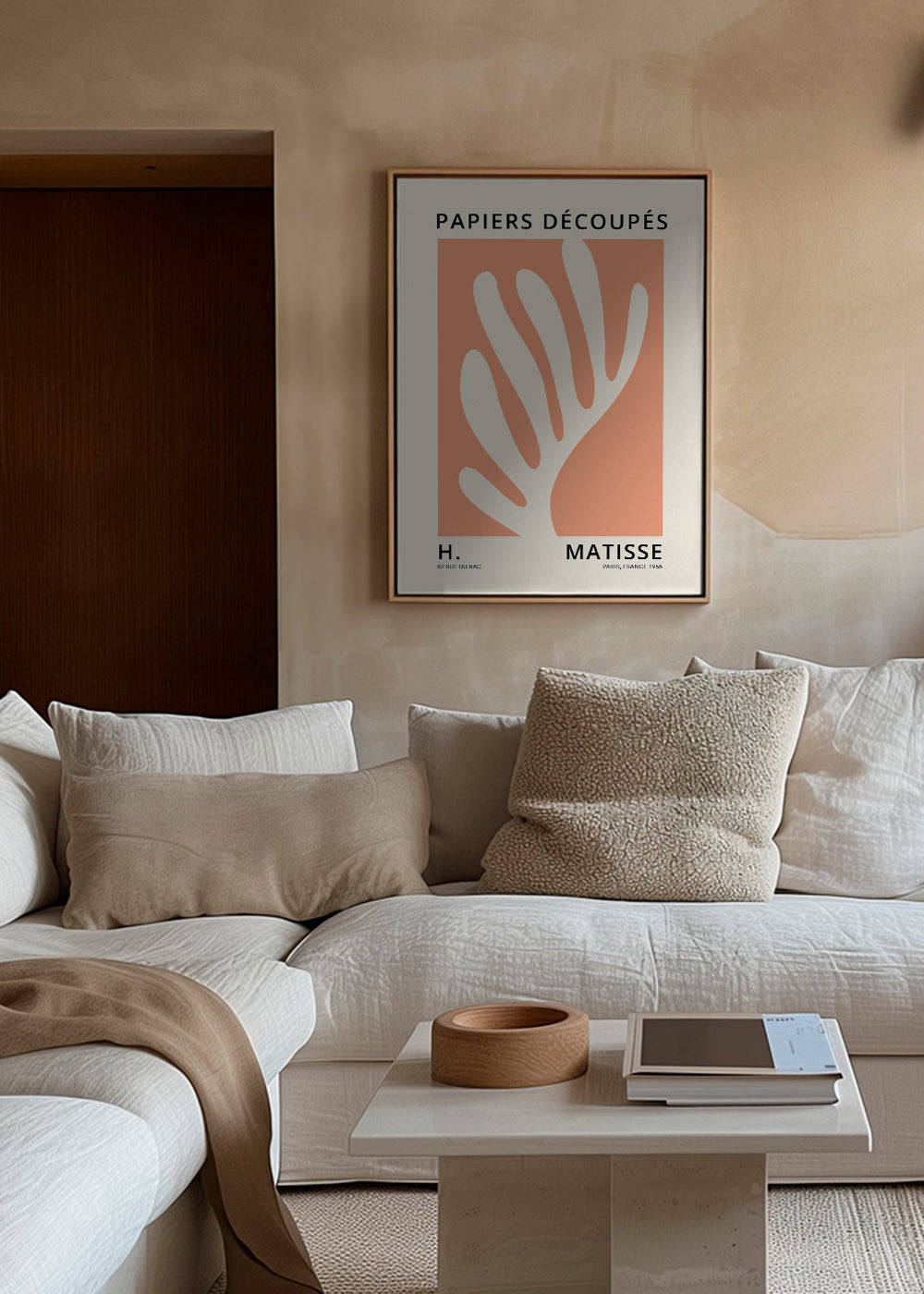 Henri Matisse ORANGE papiers découpés I