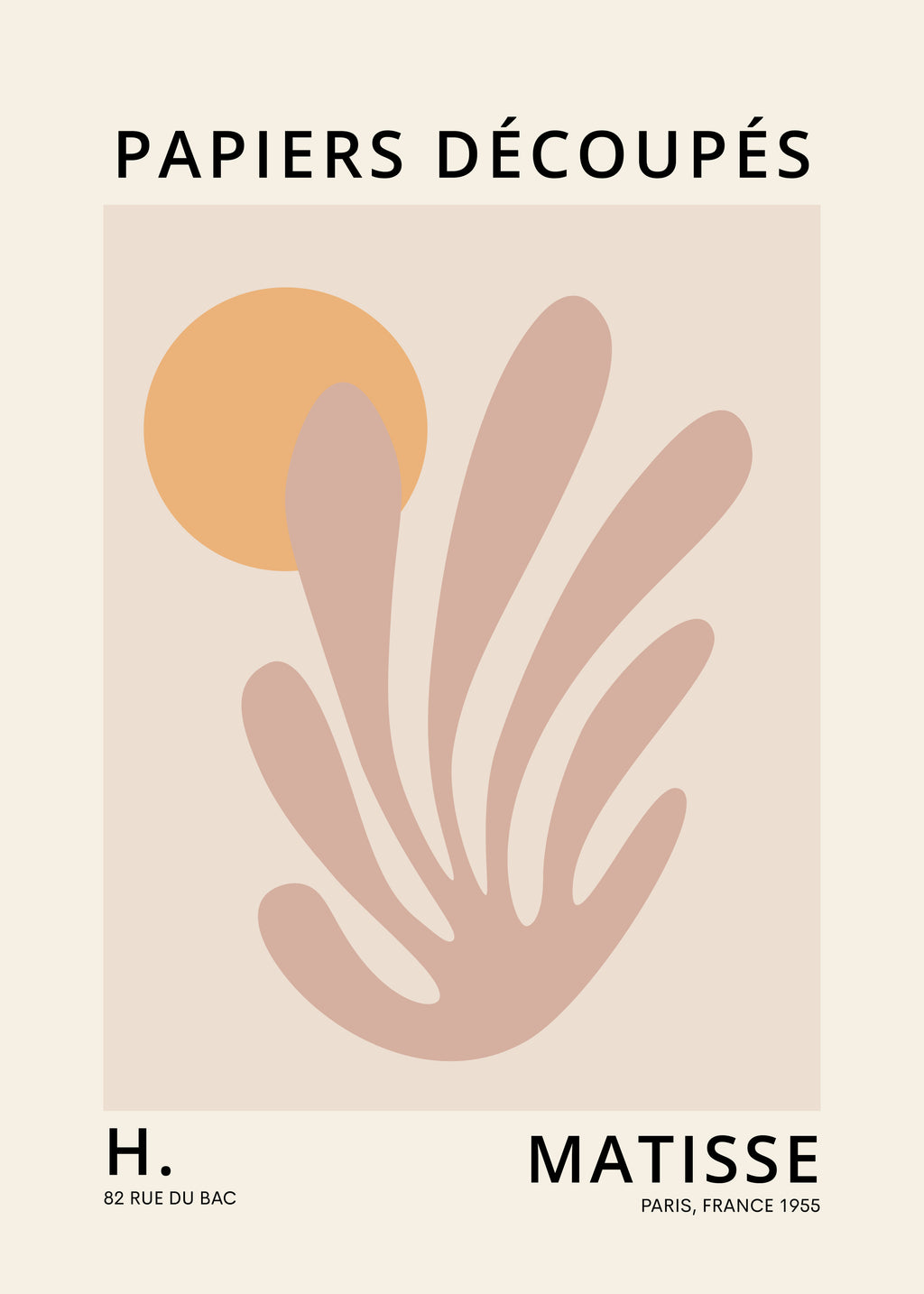 Henri Matisse papiers découpés XI - Unframed art print