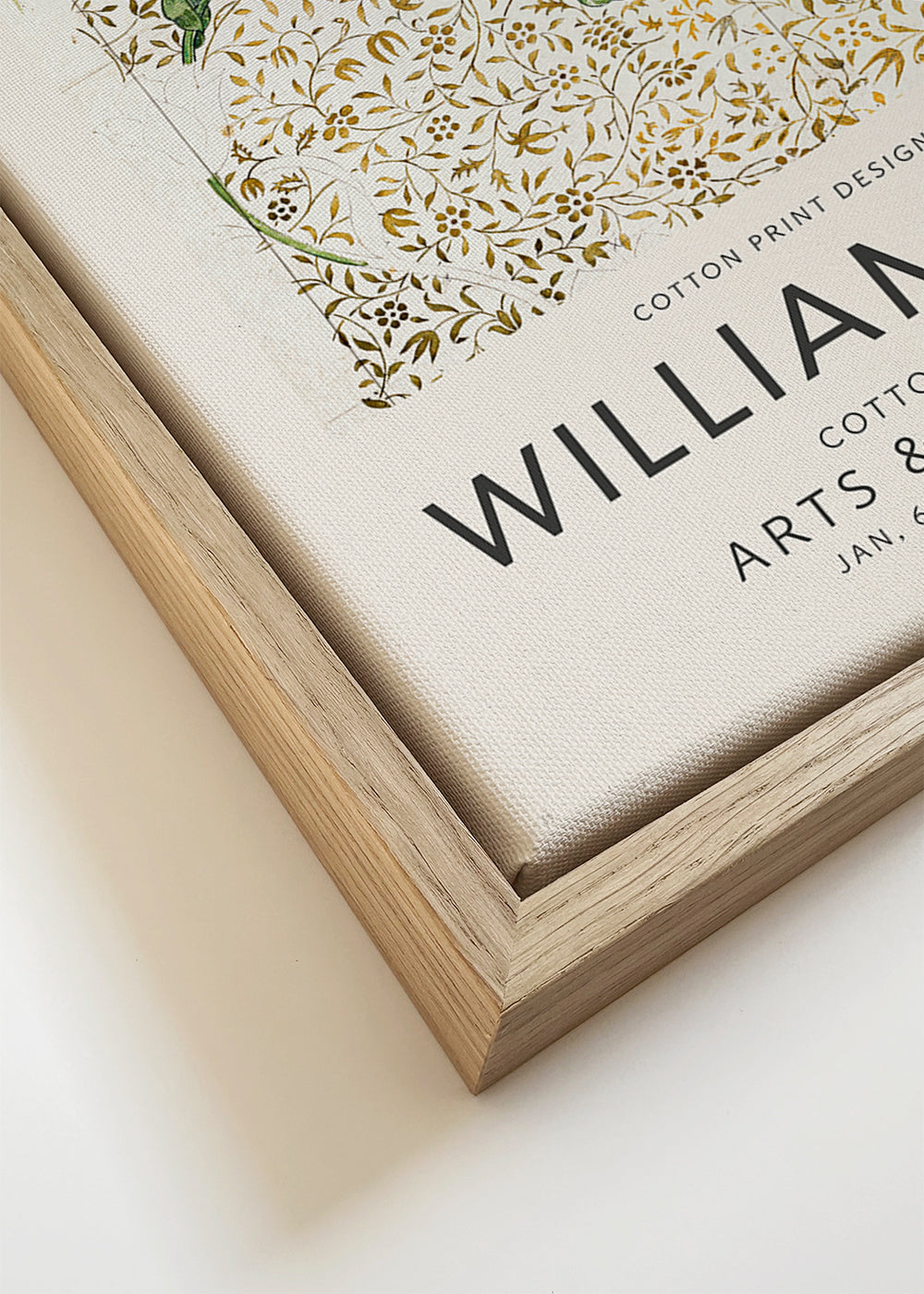 Botanische print William Morris bloemenpatroon