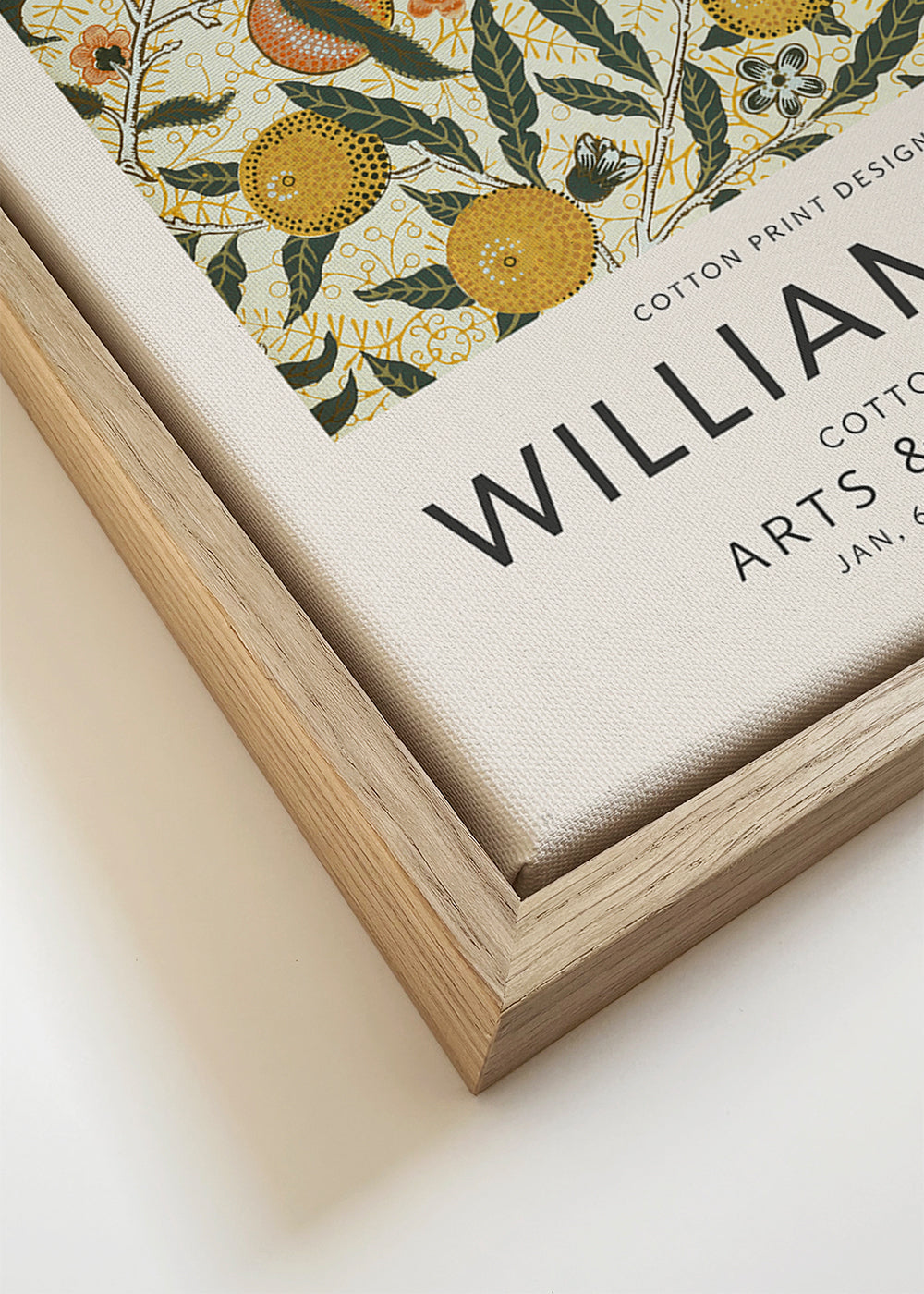 Botanische print met fruitpatroon William Morris