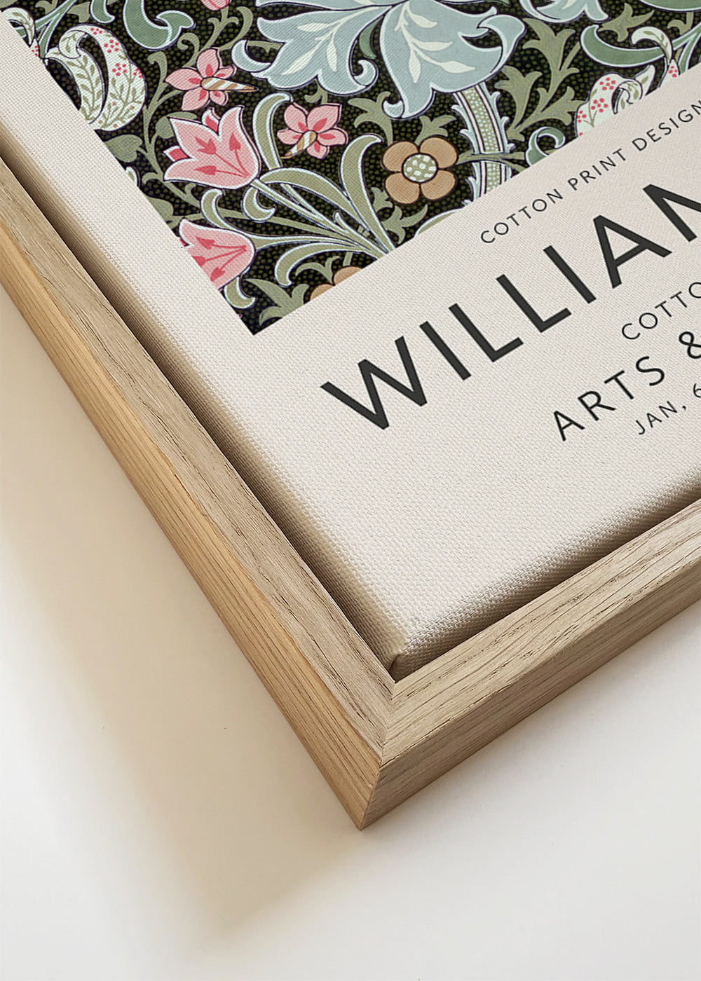 Botanische print William Morris bloemenpatroon
