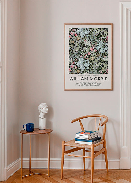 Botanische print William Morris bloemenpatroon