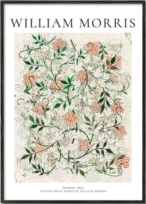 Botanische poster met jasmijn van William Morris