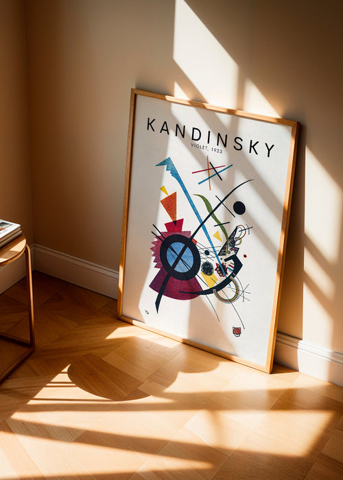 Abstract kunstwerk Kandinsky 1923 geometrisch motief