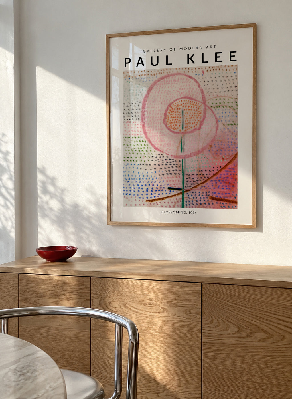 Paul Klee, Blossoming, 1934 - Framed poster in an interior