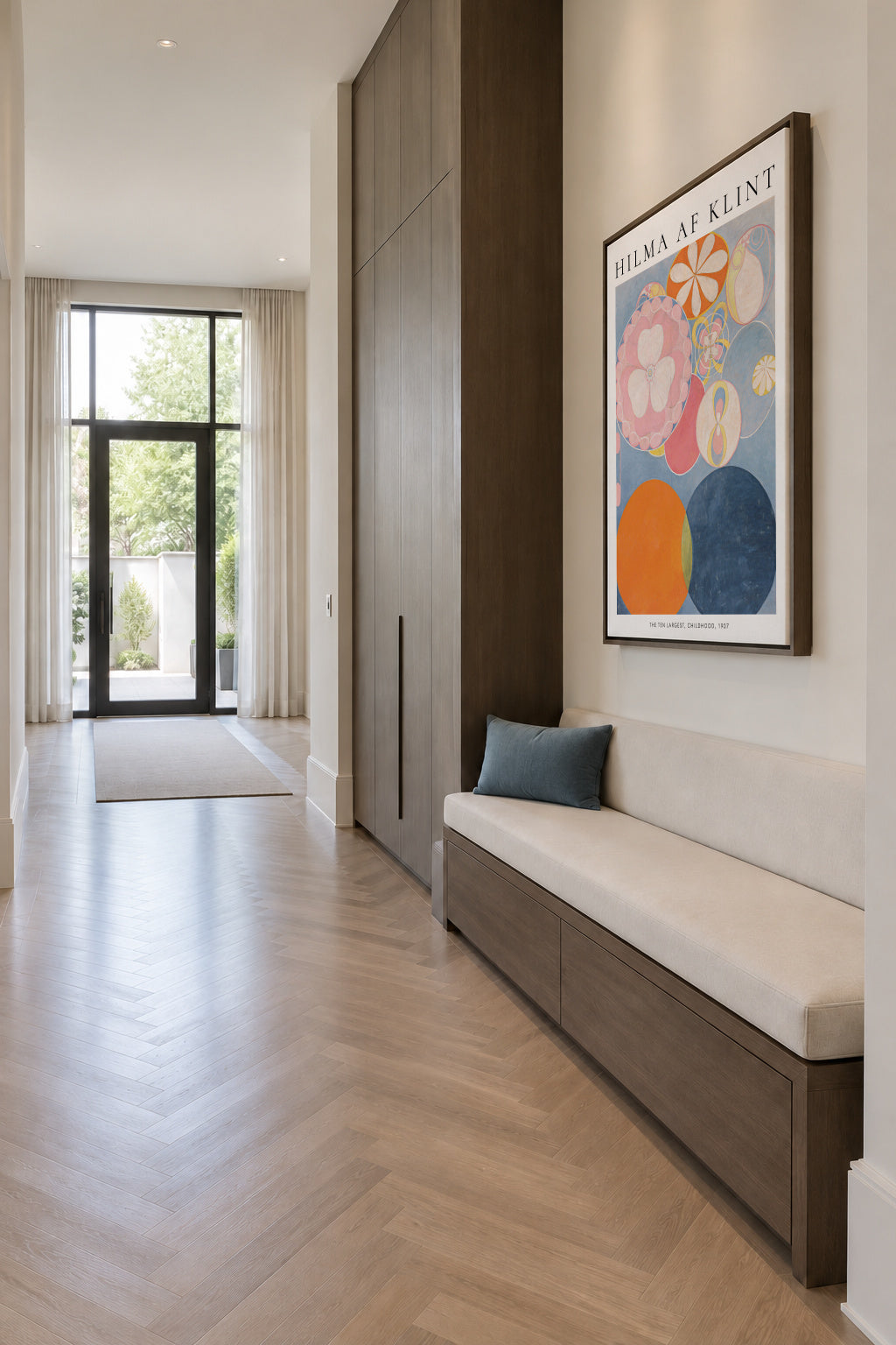 Hilma af Klint The Ten Largest - Framed canvas in an interior