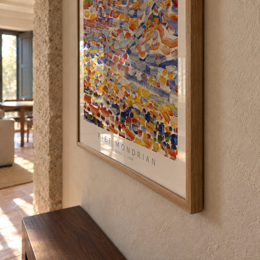 Piet Mondrian Dune II - Framed poster detail