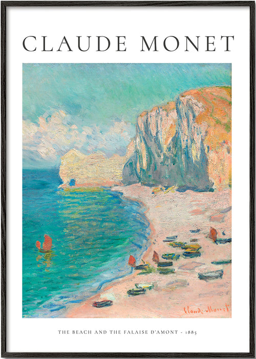 Landschap kunst: Impressionistisch strand en klif