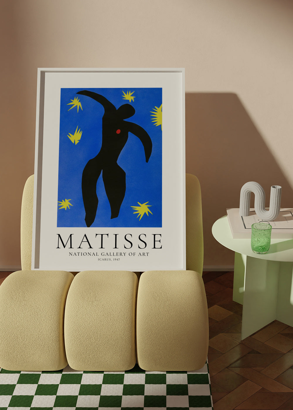 Henri Matisse Icarus - Framed poster in an interior