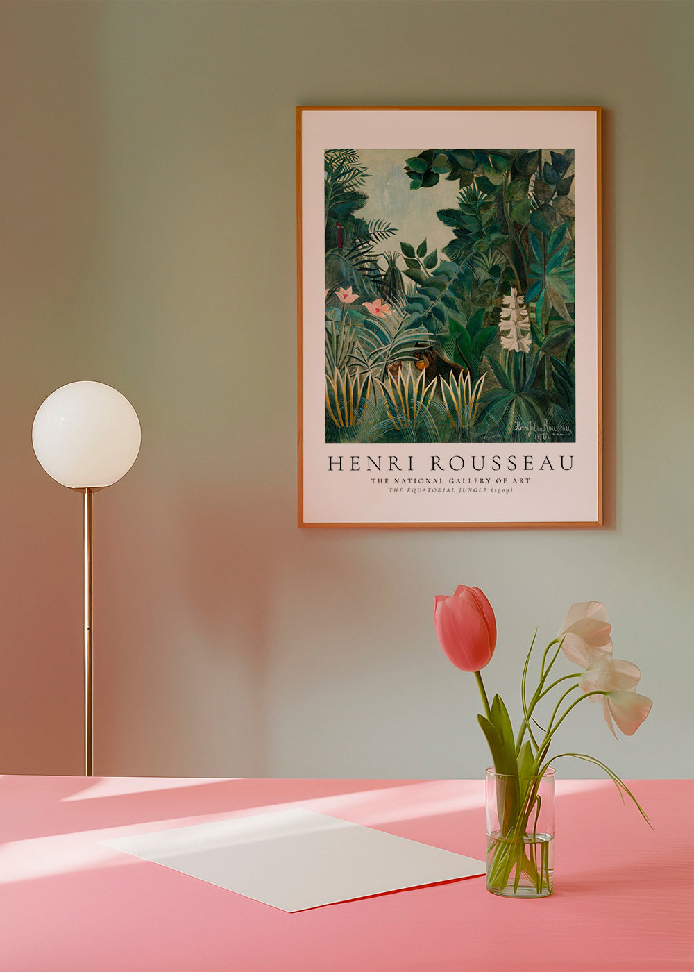 Djungelkunst met toekan