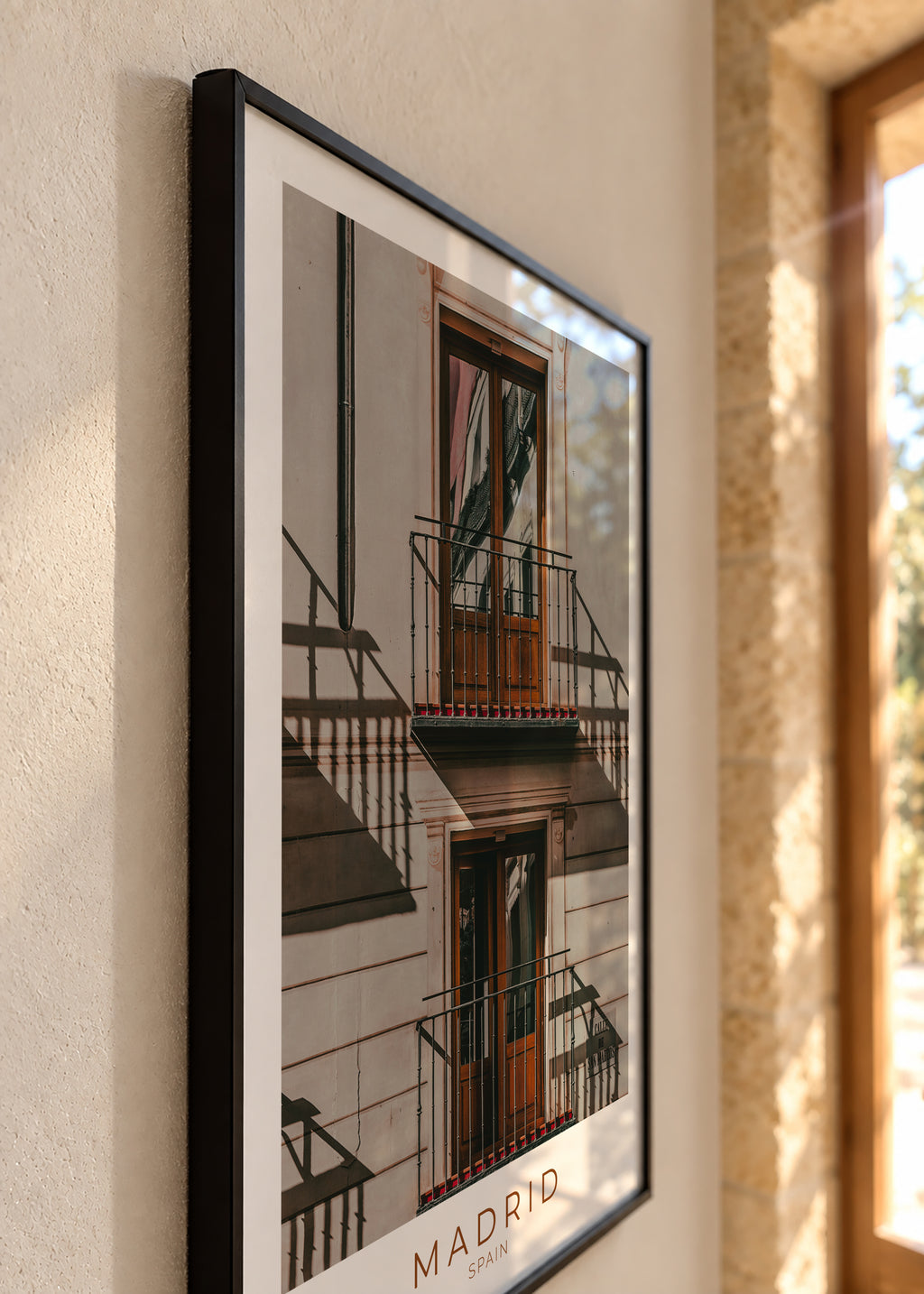 Spain Collection Madrid - Framed poster detail