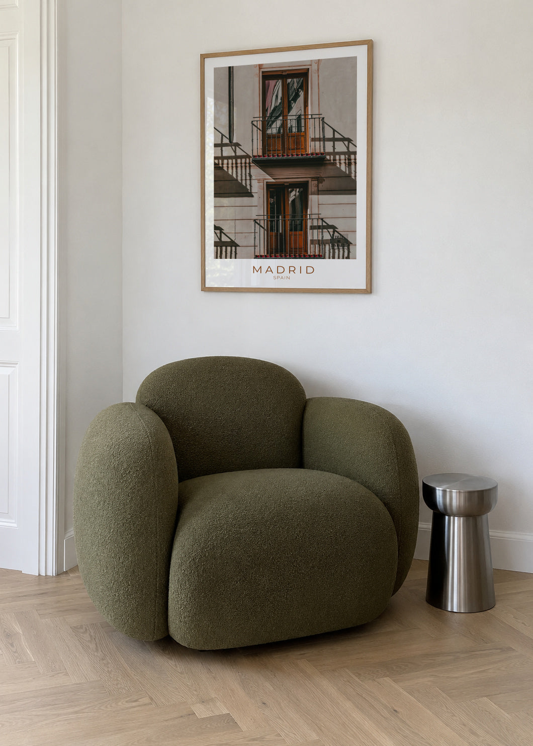 Spain Collection Madrid - Framed poster in an interior