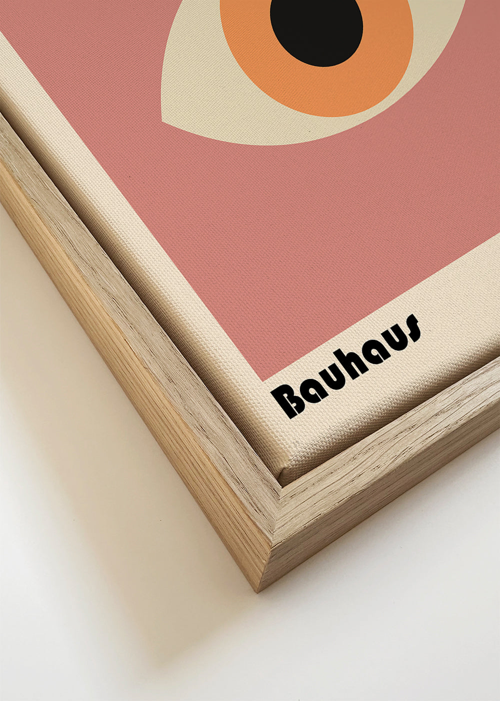 Geometrische poster Bauhaus-oog