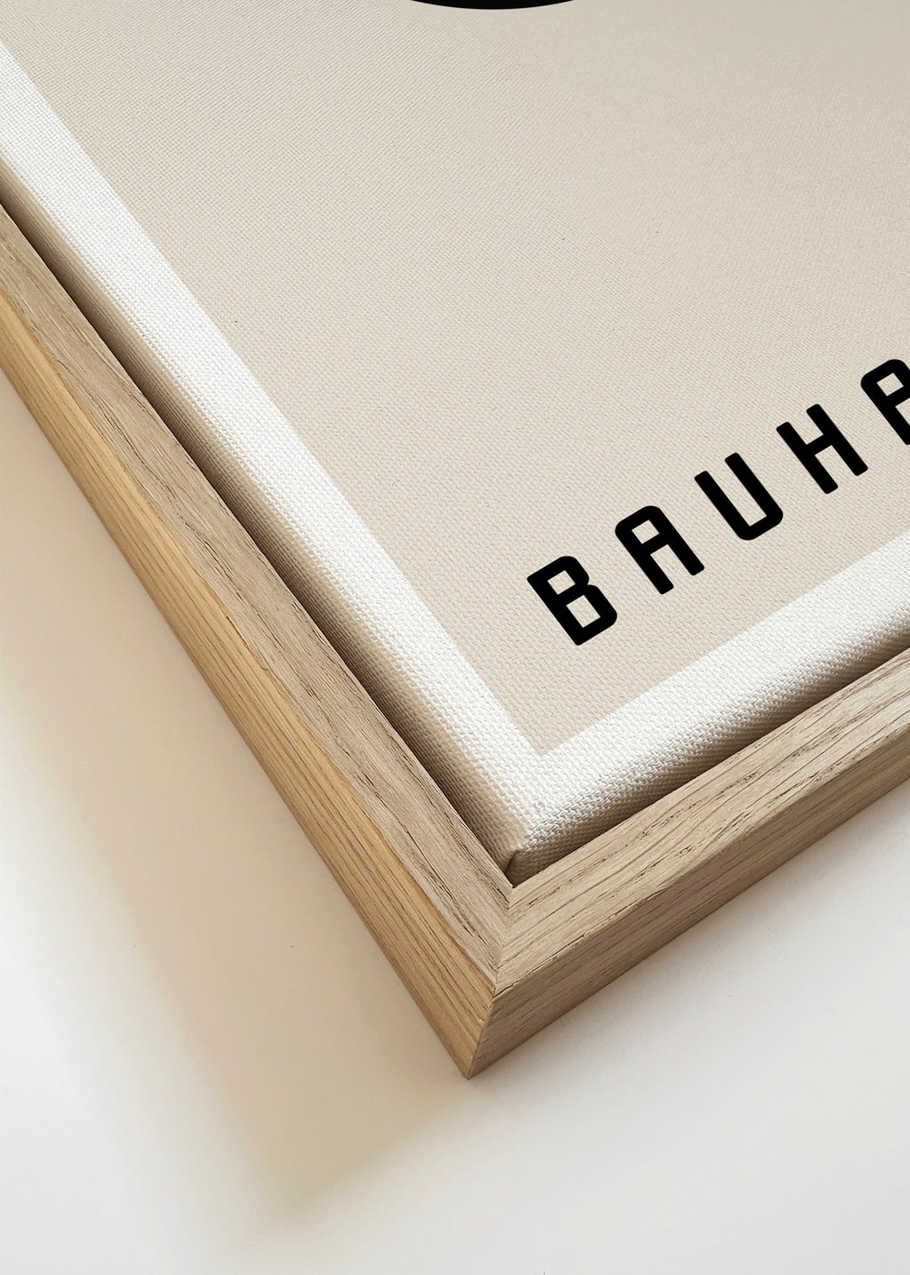 Bauhaus bicycle II - Framed canvas detail