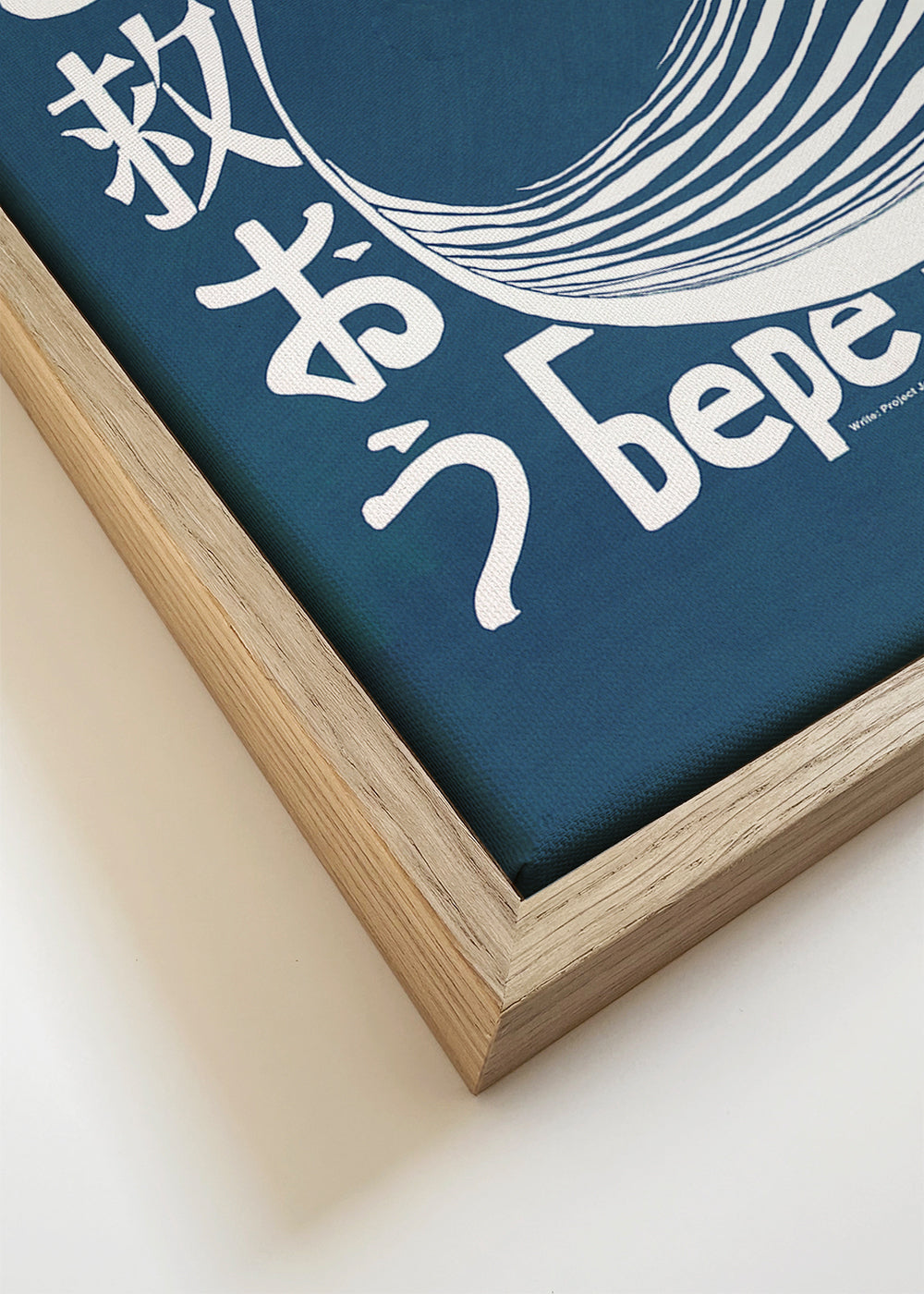 Vintage kunst walvis illustratie blauw
